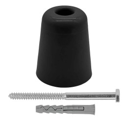 odbój drzwiowy 80 mm KELOP 7986-CZ maxi, czarny