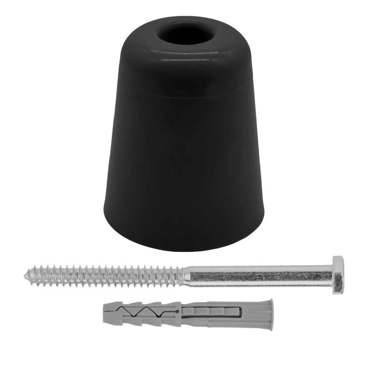 odbój drzwiowy 80 mm KELOP 7986-CZ maxi, czarny