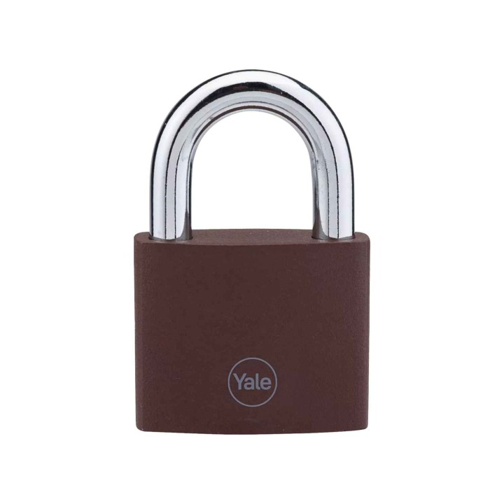 kłódka Yale YE11BR/38/124/1 żeliwna, brązowa