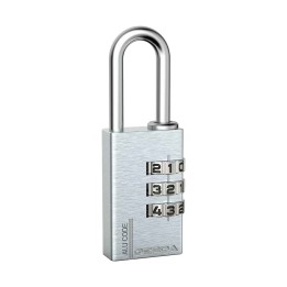 kłódka Gerda Alu Code KAS S30 SILVER, szyfrowa, srebrna