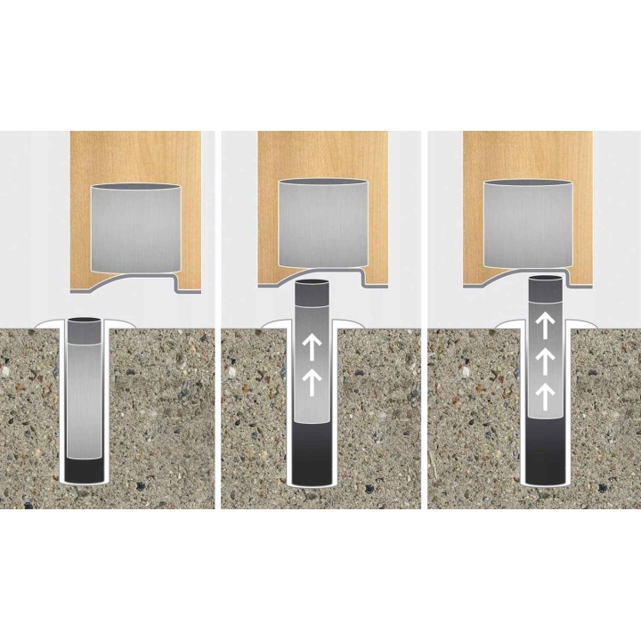 odbojnik magnetyczny Yale Fantom Doorstop satyna