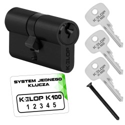 wkładka KELOP K100 czarna system jednego klucza