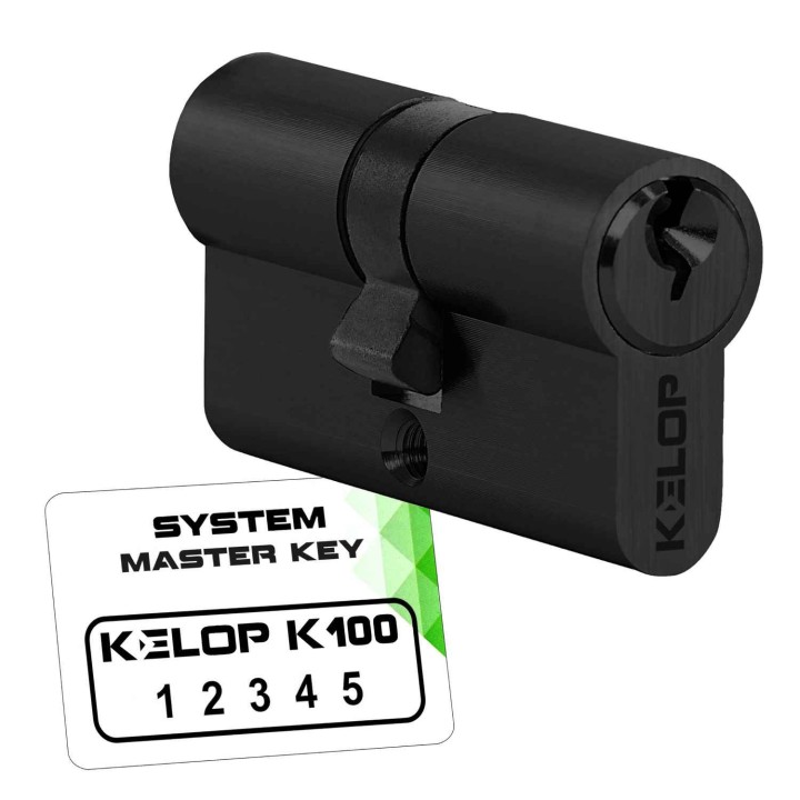 wkładka KELOP K100 czarna system master key