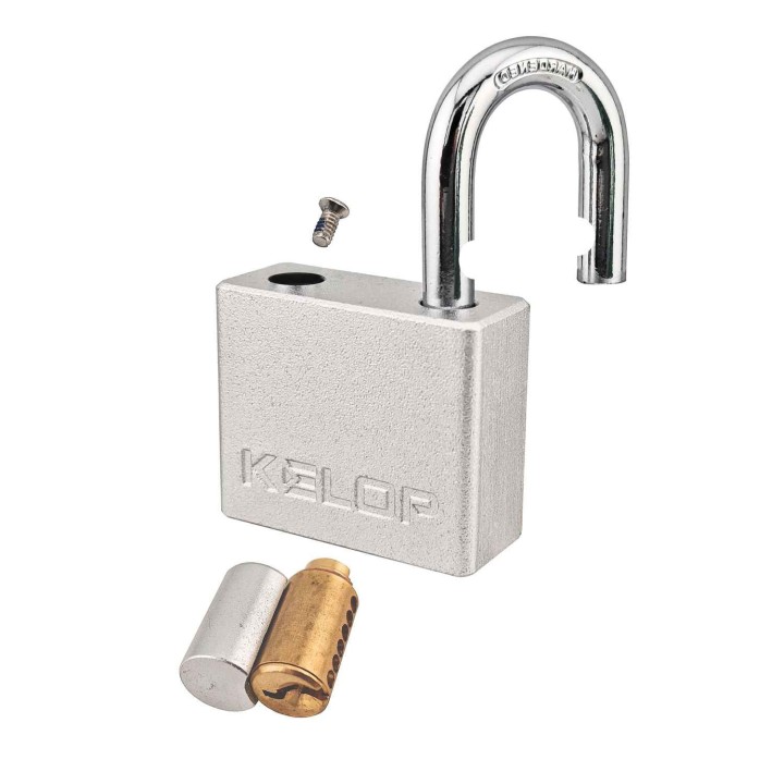 kłódka KELOP PAL 50 srebrna aluminiowa