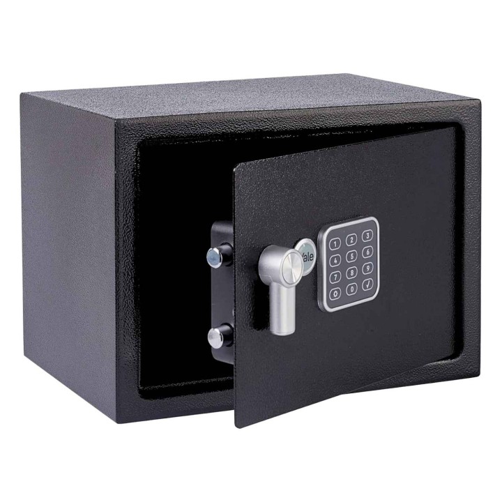 sejf Yale YSV/250/DB2, zamek elektroniczny na kod szyfrowy, 2 klucze