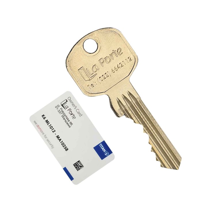 dorobienie klucza do wkładki La Porte K6