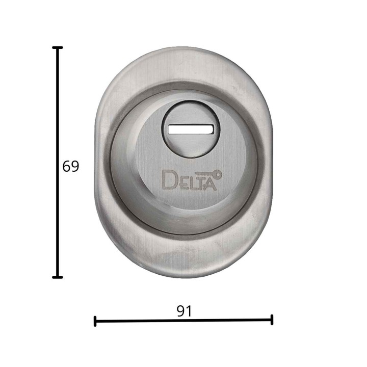 szyld Delta TG19 Inox Carmen - 56 wymiary