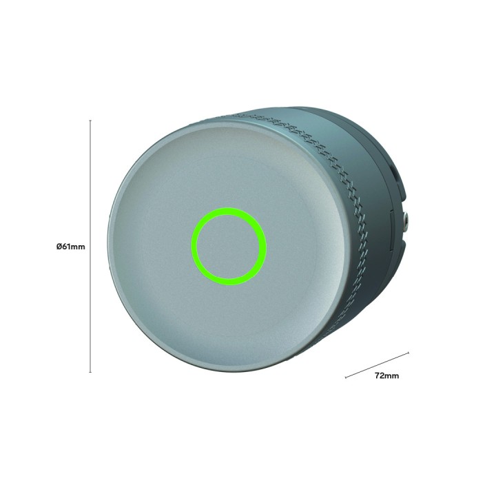 zamek Yale Linus L2 Lite srebrny, zamek Bluetooth, smart home