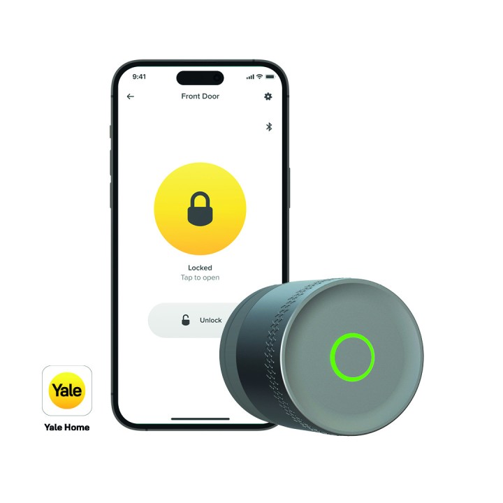 zamek Yale Linus L2 Lite srebrny, zamek Bluetooth, smart home