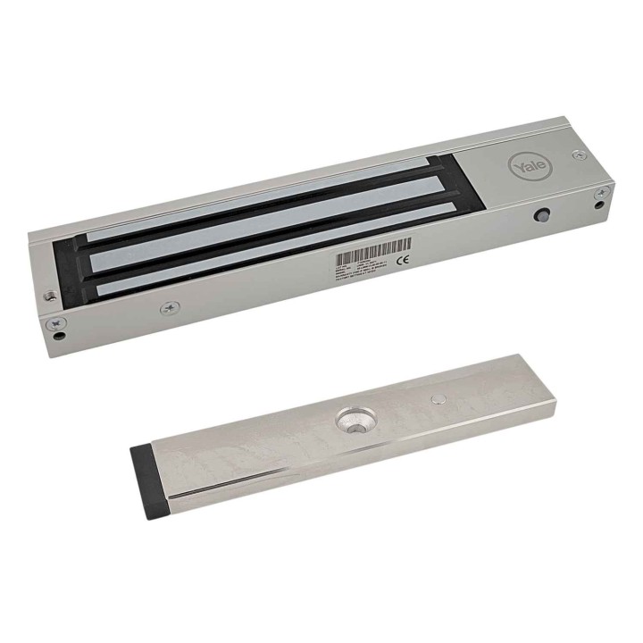 zwora elektromagnetyczna Yale US06 270kg z czujnikiem Hall oraz kontaktronem 12-24V
