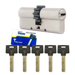 wkładka Mul-T-Lock Classic BW z zębatką, satyna