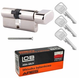 wkładka Lob Ares 30/35G z gałką nikiel