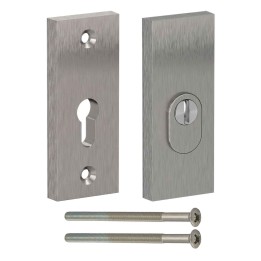 szyld Medos Dublin RC3 F6 inox z osłoną przed przewierceniem
