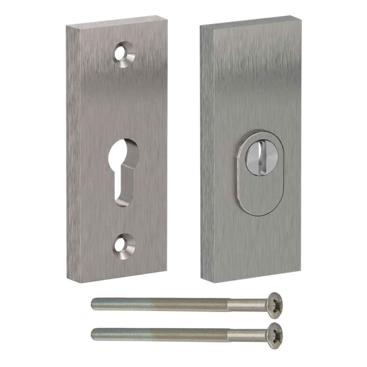 szyld Medos Dublin RC3 F6 inox z osłoną przed przewierceniem