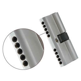 wkładka KELOP K100 40/40G z gałką nikiel system master key