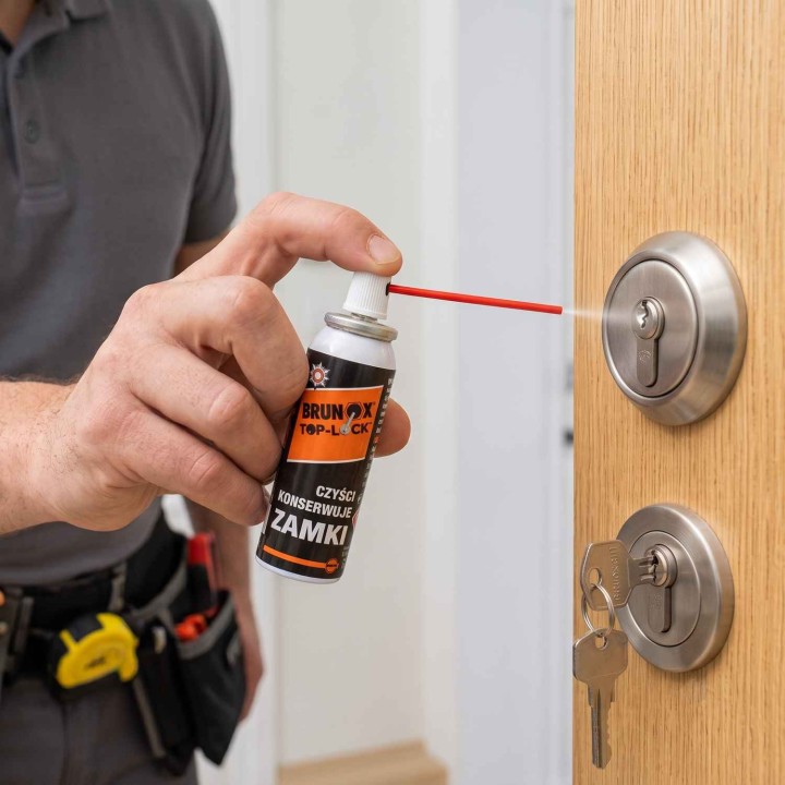preparat Brunox Top-Lock 25ml do konserwacji wkładek i zamków, smar do zamków