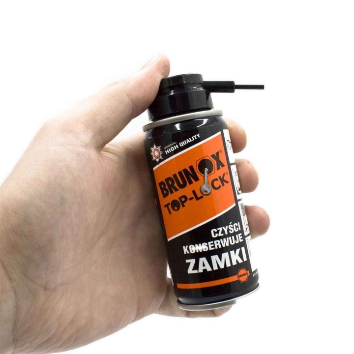 preparat Brunox Top-Lock 100ml do konserwacji wkładek i zamków, smar do zamków