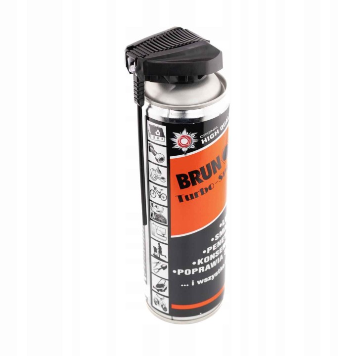 preparat Brunox Turbo-Spray 500ml do konserwacji wkładek i zamków, smar do zamków