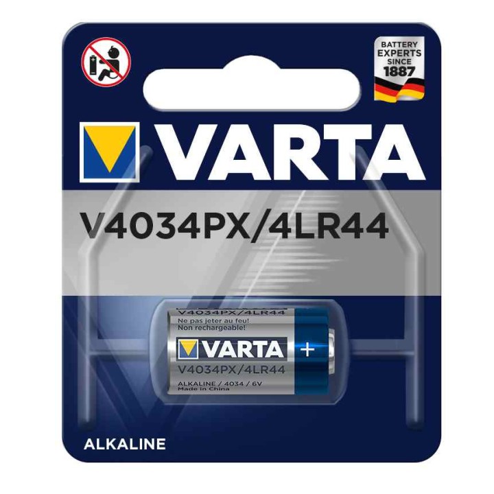 bateria Varta V4034 (4LR44)