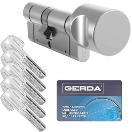 wkładka Gerda Pro System X 30/50G z gałką nikiel