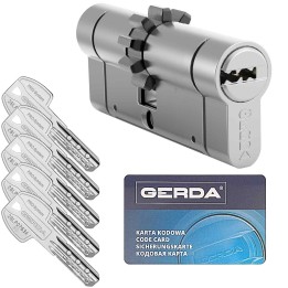 wkładka Gerda Pro System X 30/35Z z zębatką nikiel