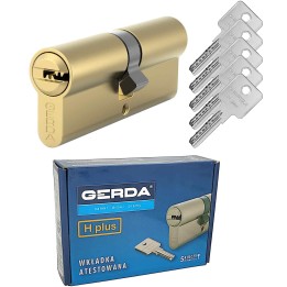 wkładka Gerda H Plus 30/35 mosiądz
