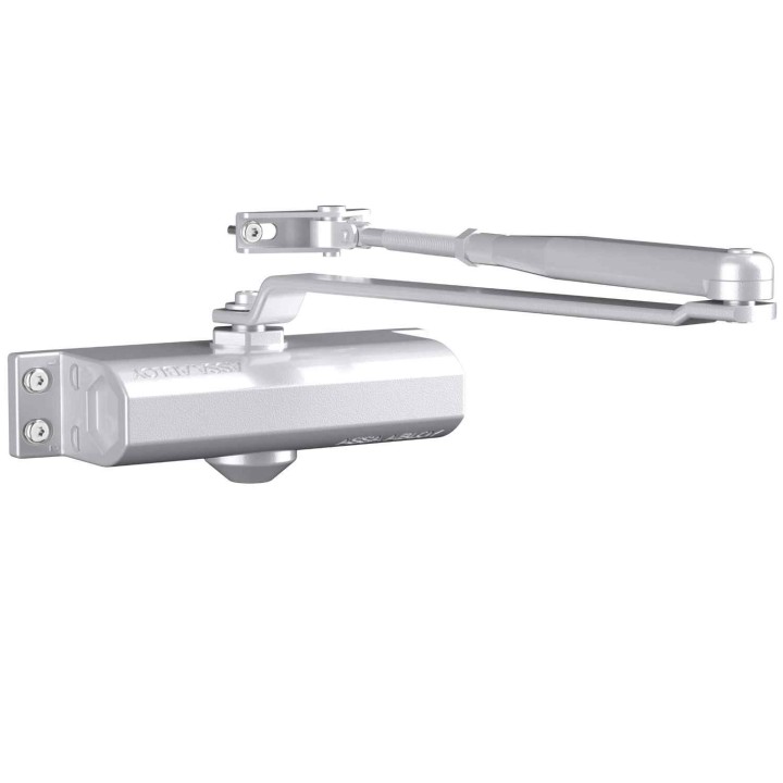 samozamykacz Assa Abloy DC110 z ramieniem srebrny