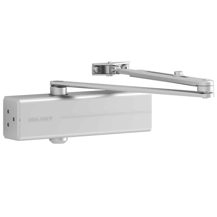 samozamykacz Assa Abloy DC140 z ramieniem srebrny