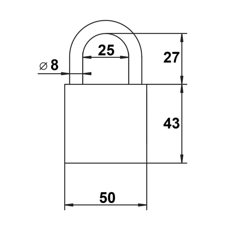 kłódka Lob KSS50