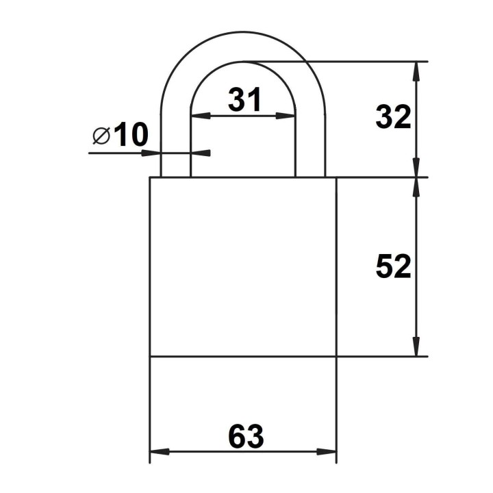 kłódka Lob KSS60
