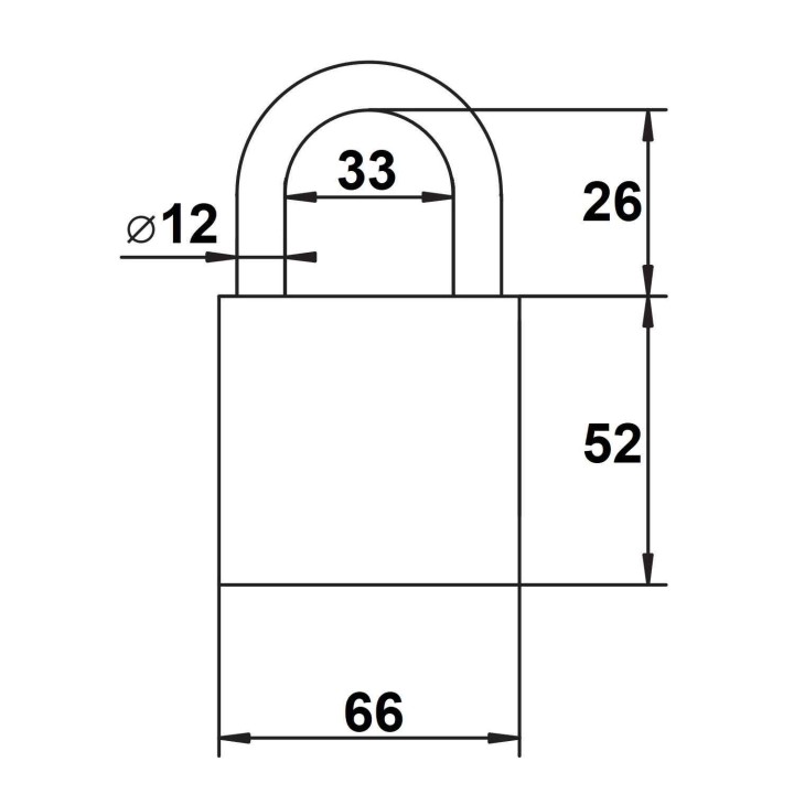 kłódka Lob KW01