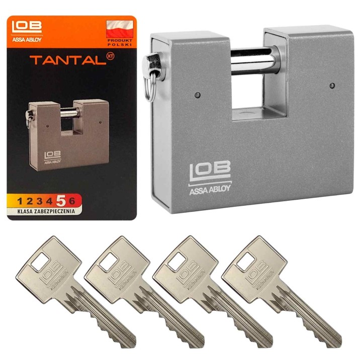 kłódka Lob Tantal XT KT610