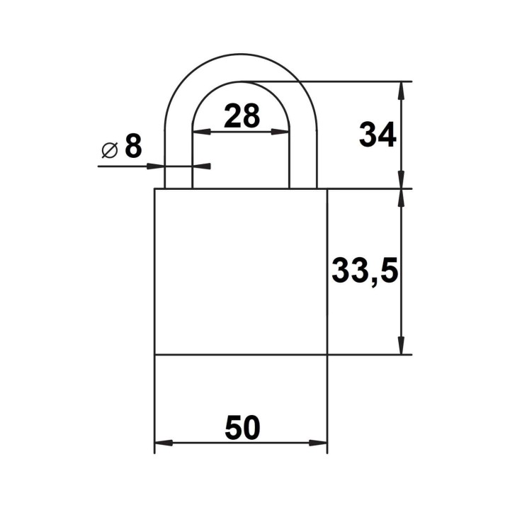 kłódka Lob KD50M