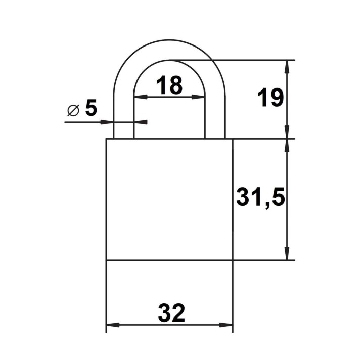 kłódka Lob KZ30B