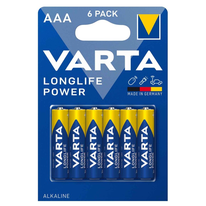 bateria Varta Longlife Power AAA - 6 szt