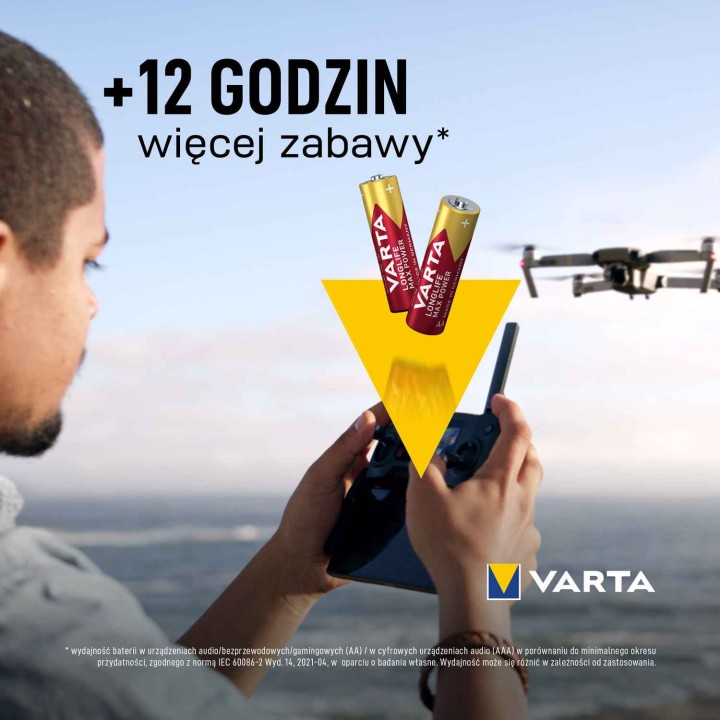 bateria Varta Longlife Max Power AAA - 4 szt