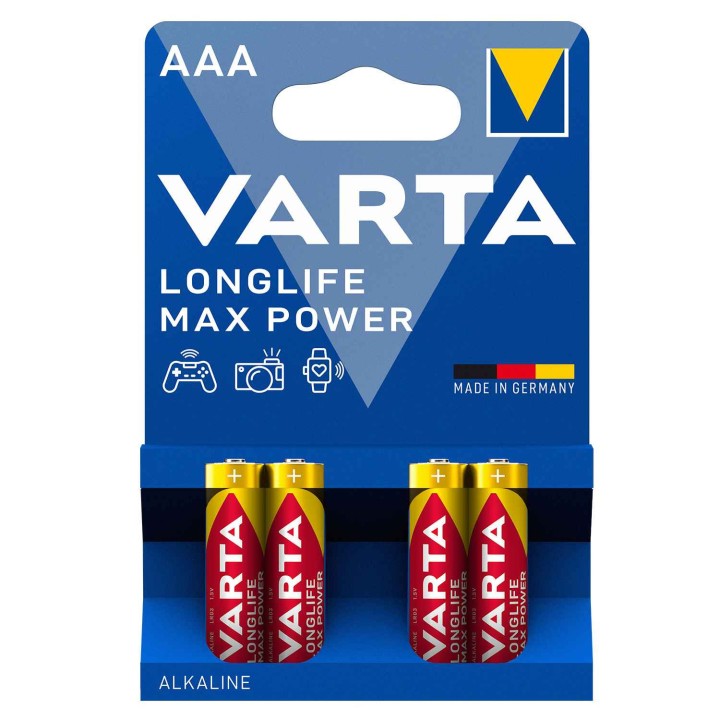 bateria Varta Longlife Max Power AAA - 4 szt