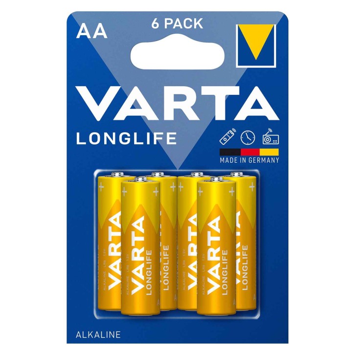 bateria Varta Longlife AA - 6 szt