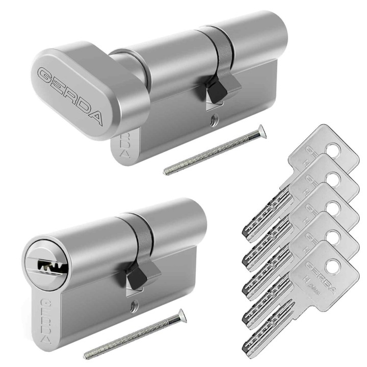 komplet wkładek Gerda H Plus 30/50 + G30/50 nikiel