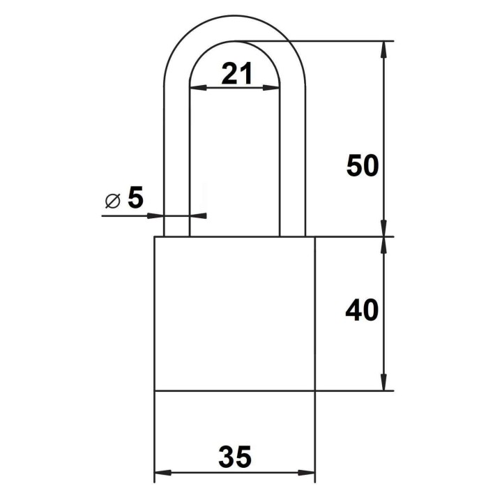 kłódka Lob K351 serwisowa