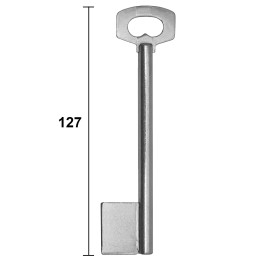 klucz ZJP60127 zasuwa jednopiórowa fi 6,0 przedłużana - 127mm