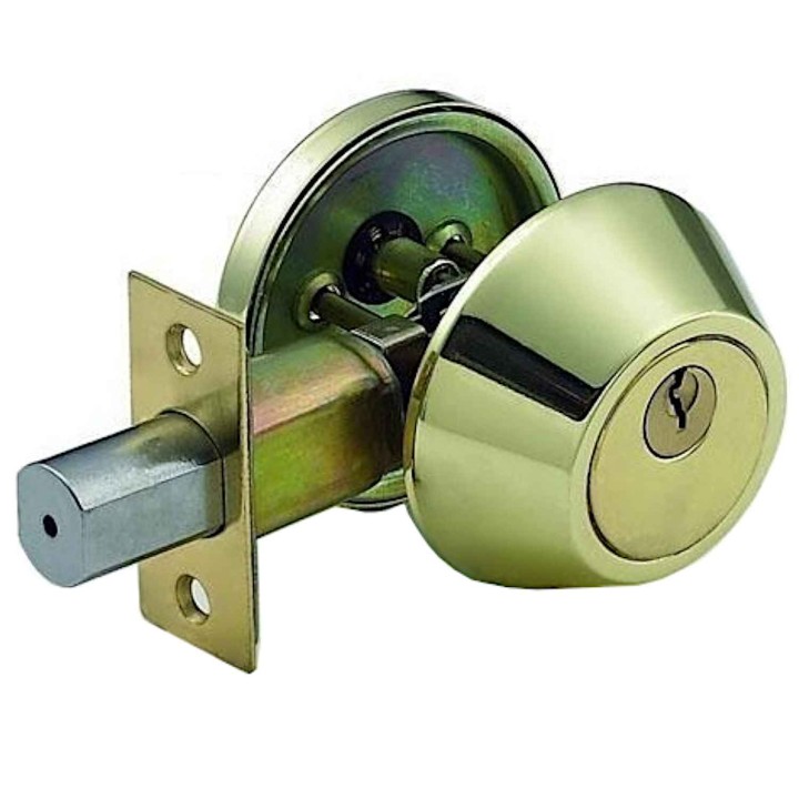 zamek górny do drzwi chińskich D101 złoty, nawierzchniowy, zasuwa