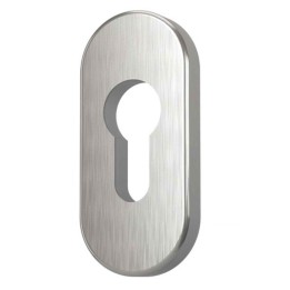 szyld Medos owalny Inox 6,5 mm