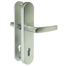 klamka Lob Herkules 2, 90 mm, F1 srebrna