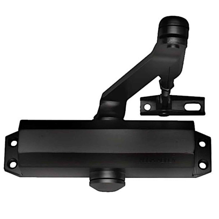samozamykacz Assa Abloy DC110 z ramieniem czarny, RAL 9005