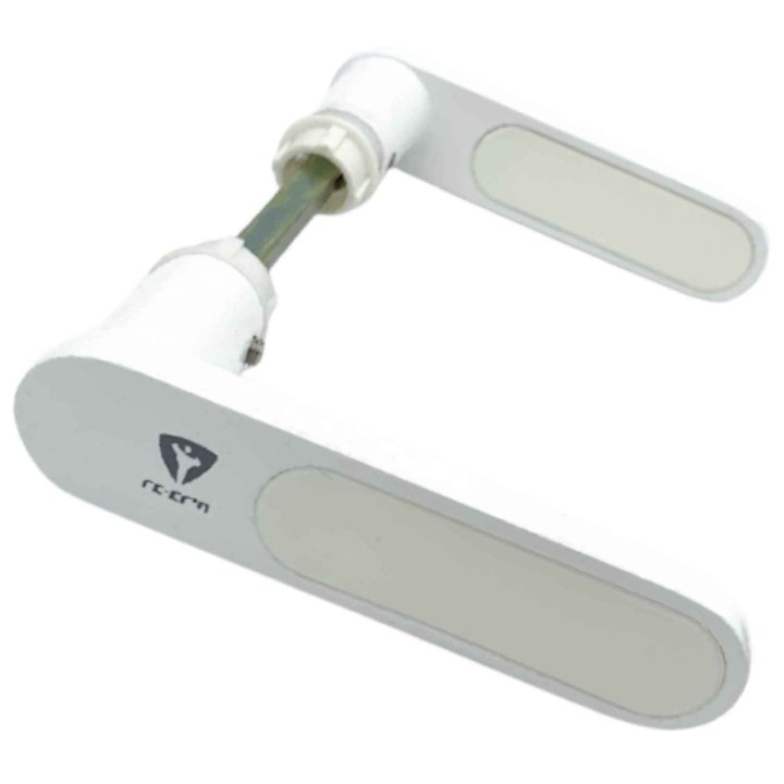 klamka RB biała do drzwi Key-Lock, Mul-T-Lock, Witex