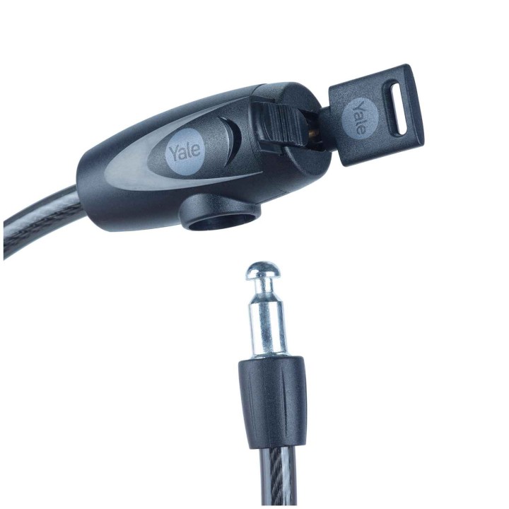zapięcie do roweru Yale YCK0/10/60/2 na klucz, linka stalowa 10 mm