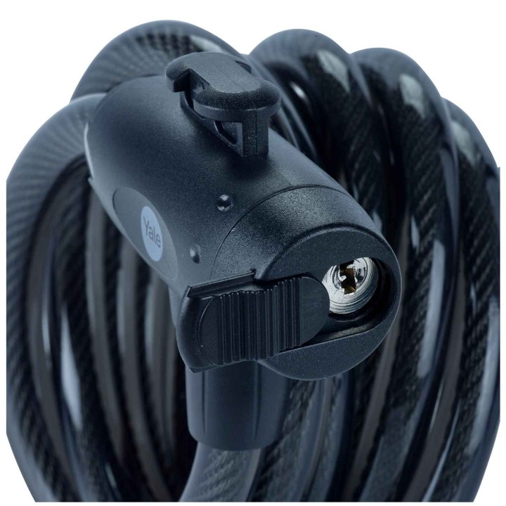 zapięcie do roweru Yale YCK0/12/200/2 na klucz, linka stalowa 12 mm