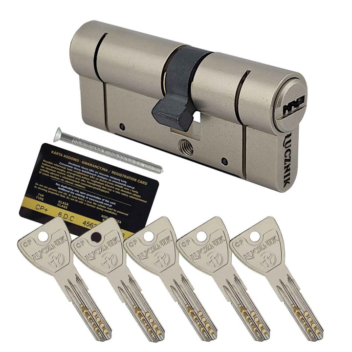 wkładka Łucznik CP Plus z bezpiecznym sprzęgłem satyna