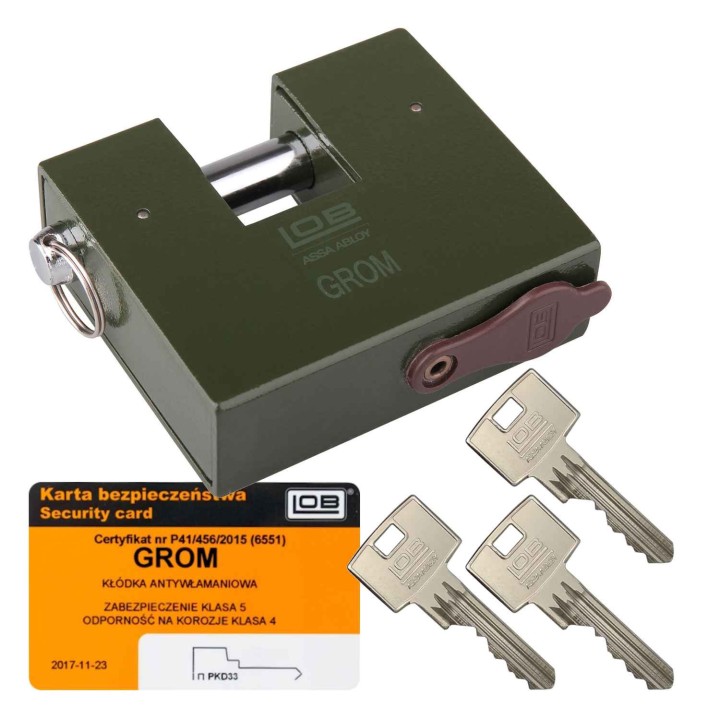 kłódka Lob Grom XT KT611